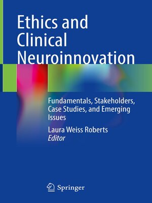 cover image of Ethics and Clinical Neuroinnovation